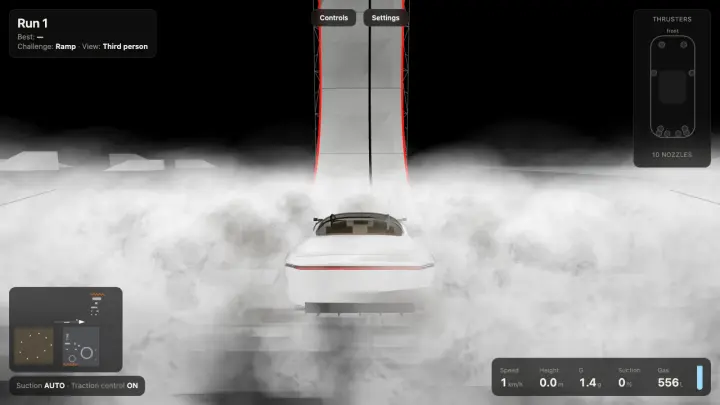 Tesla Roadster Simulation