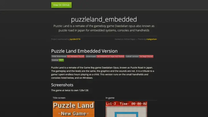 Puzzleland Embedded